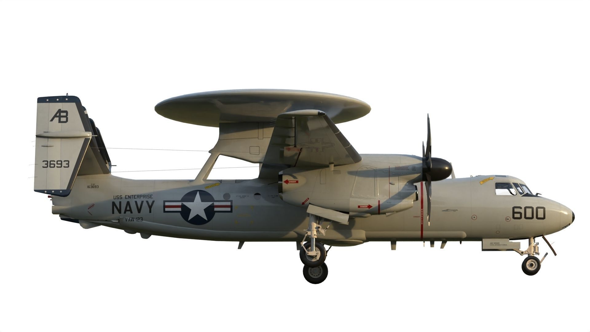 E-2 Hawkeye 3D model_6
