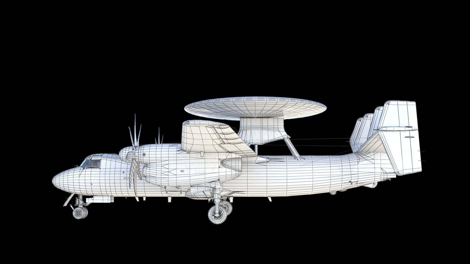 E-2 Hawkeye 3D model_23