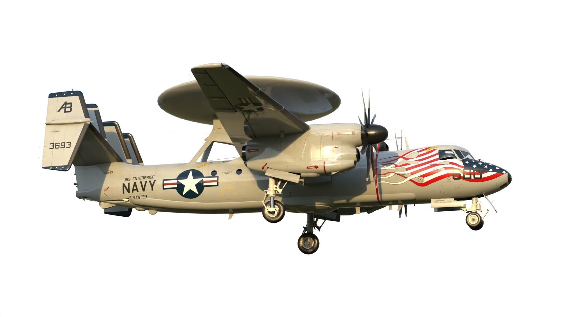 E-2 Hawkeye 3D model_14