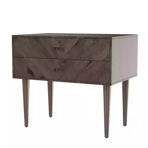 Greyson Nightstand Smoke Acacia