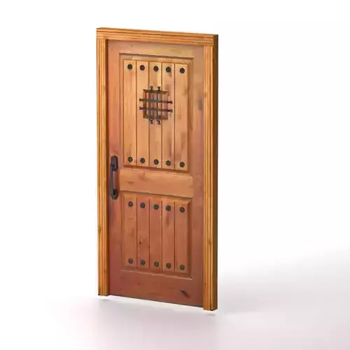 Spanish Door Low-poly 3D model