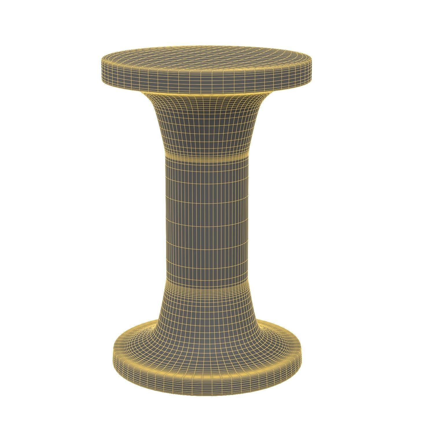Gino End Table 3D model_5