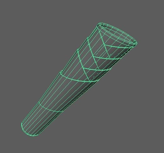 Quiver - Carquois Low-poly 3D model_1