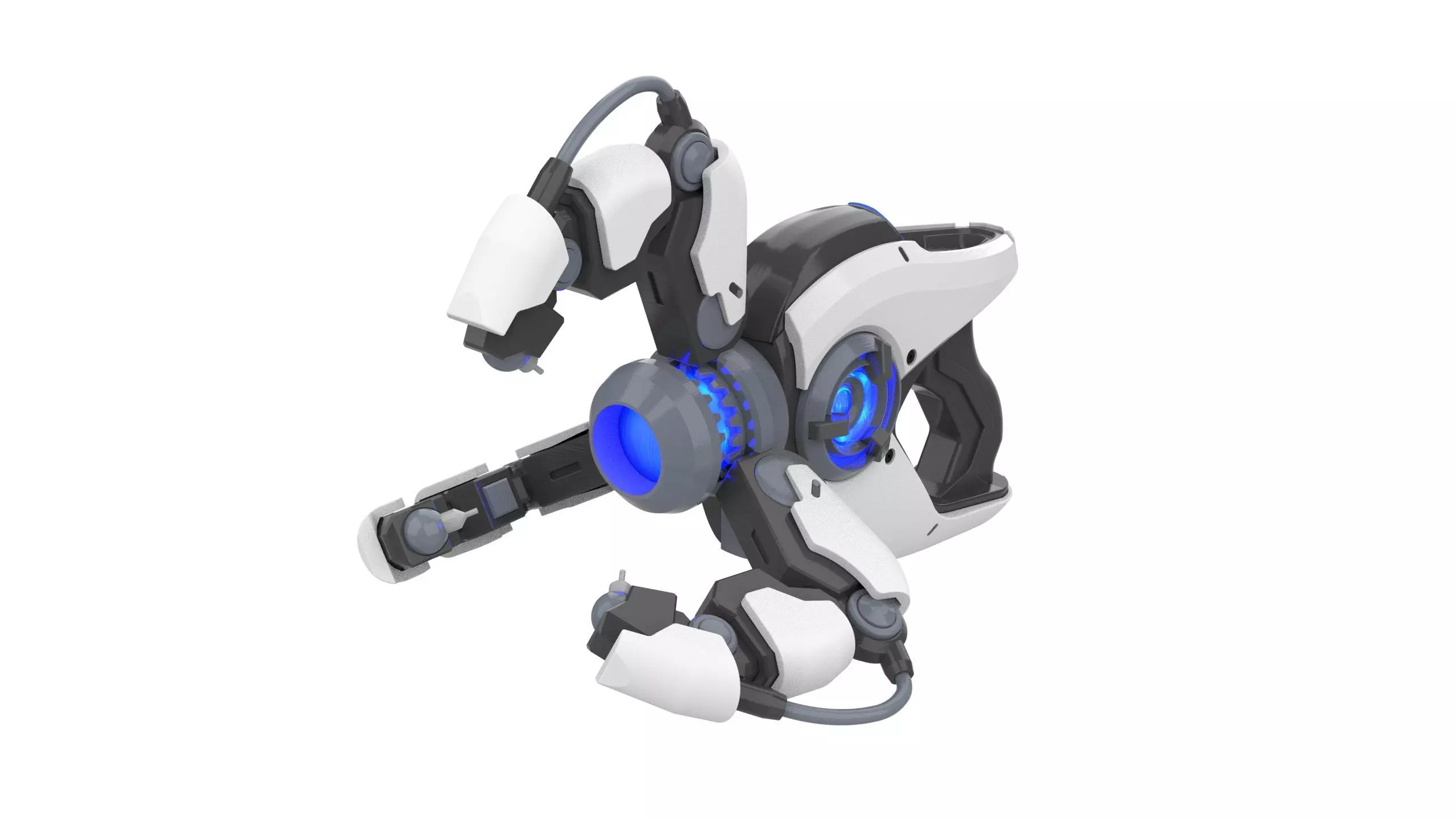 Symmetra Blaster - Overwatch - Commercial - Printable - STL 3D print model