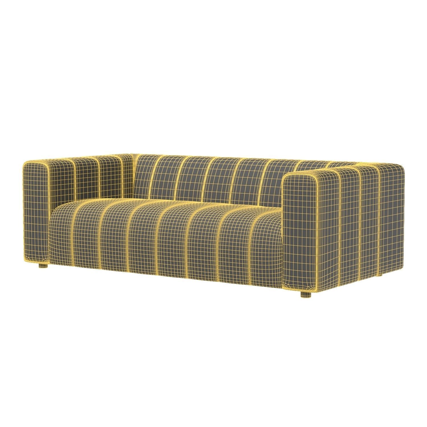 Four Hands Langham Sofa 88in Fayette Cloud 3D model_5