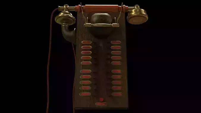 Vintage Intercom 3D model