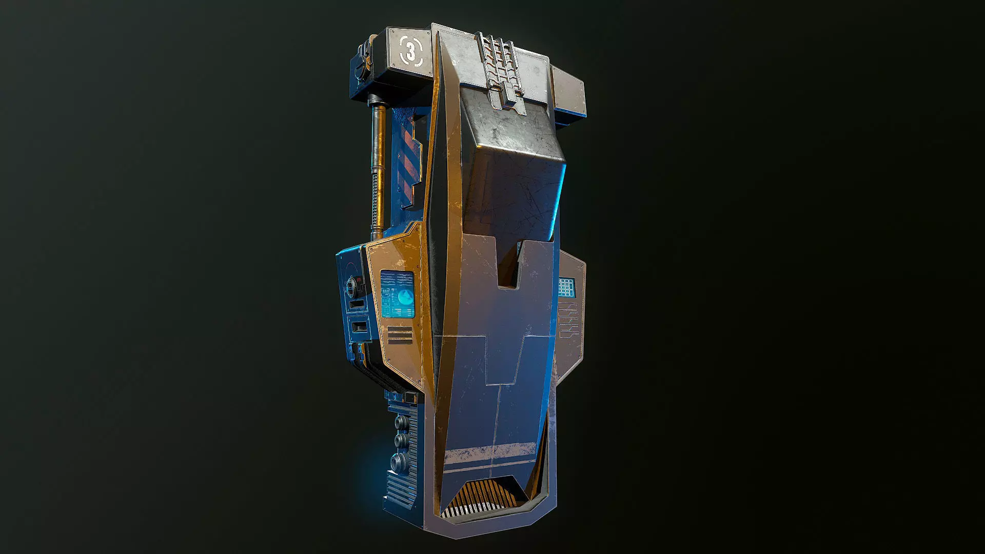 Hypersleep Chamber 3D model_0