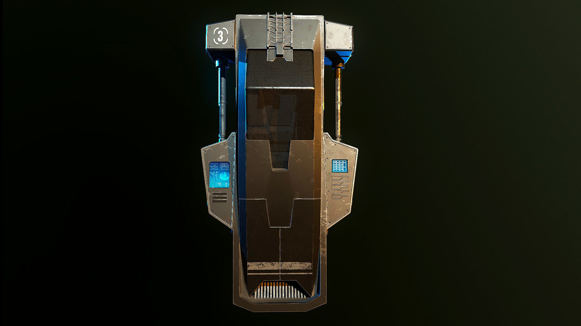 Hypersleep Chamber 3D model_5