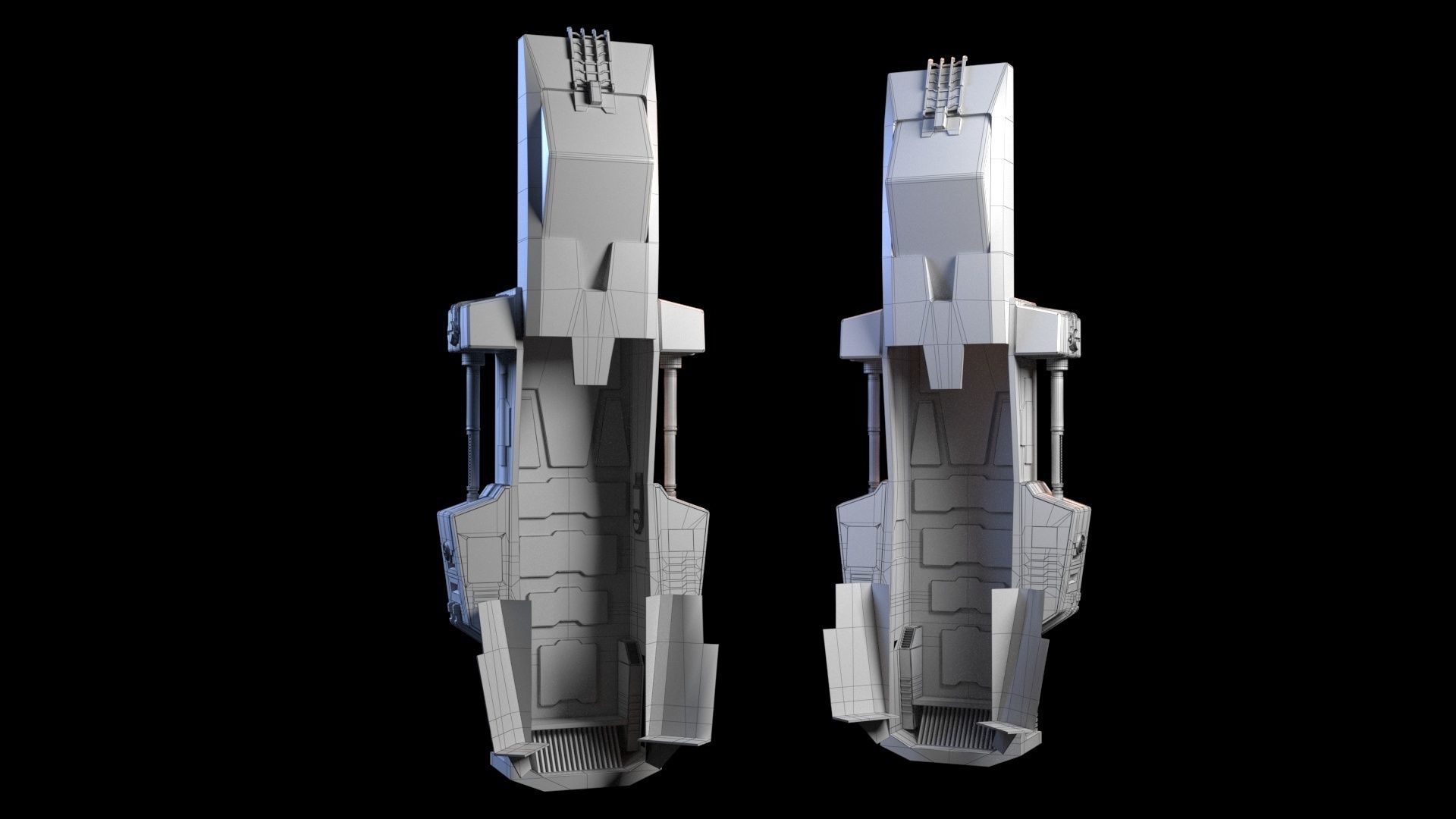 Hypersleep Chamber 3D model_9