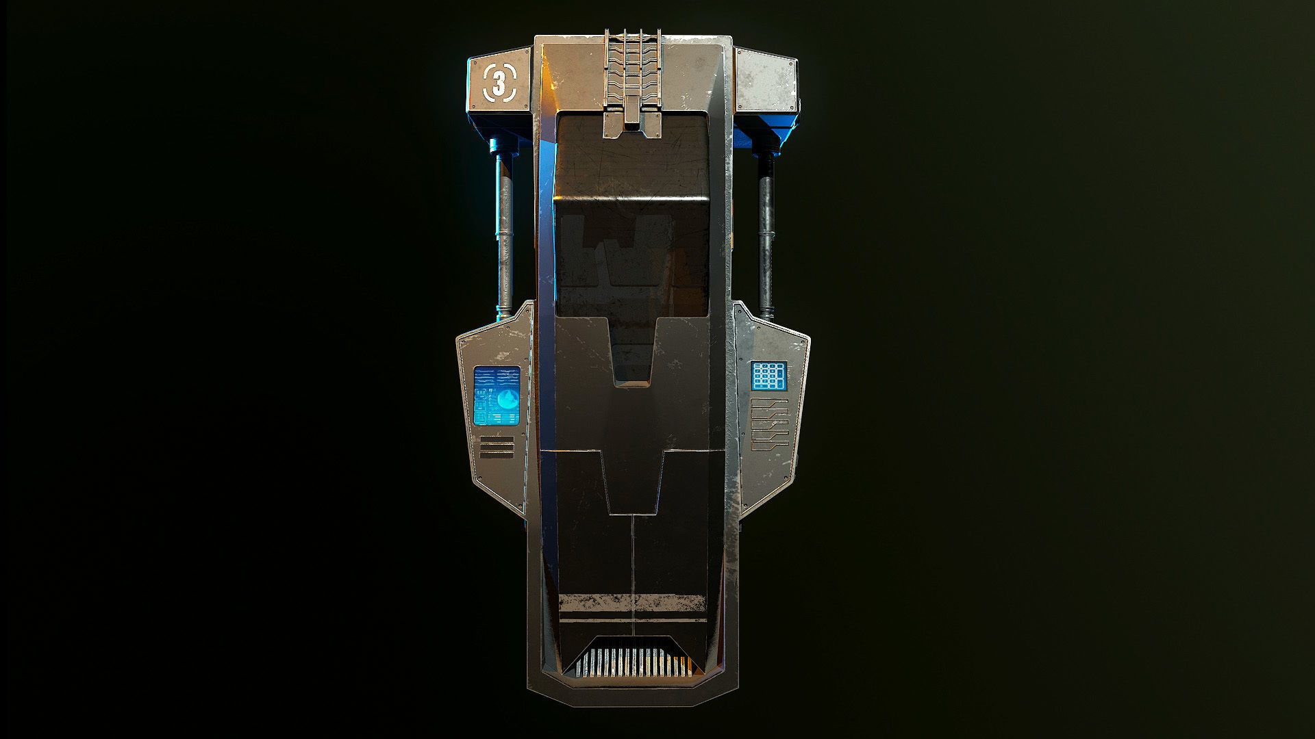 Hypersleep Chamber 3D model_4