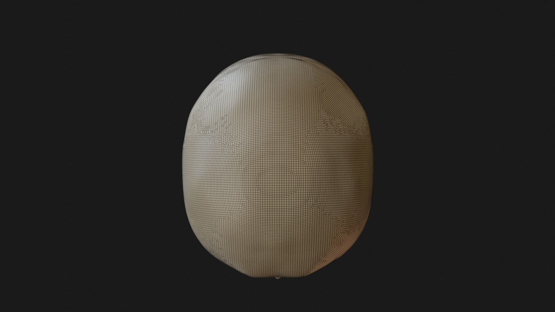Male human skull 3D model_28