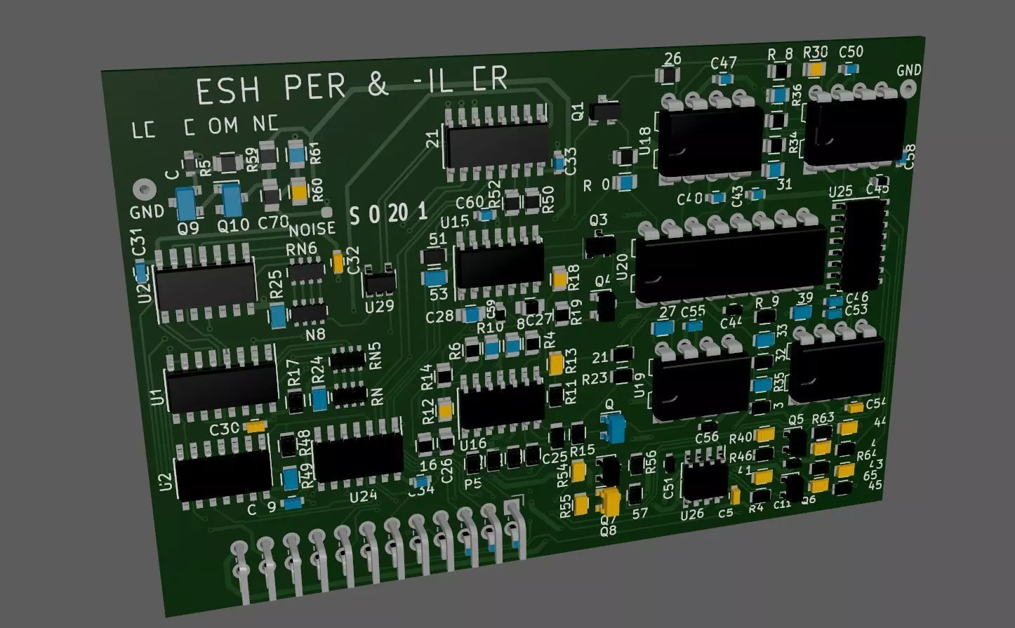PBC chip Low-poly 3D model_0
