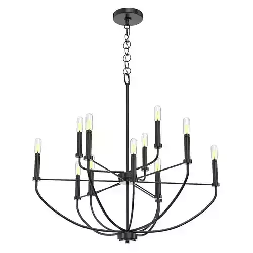 Foreman 9 - Light Candle Style Classic Chandelier