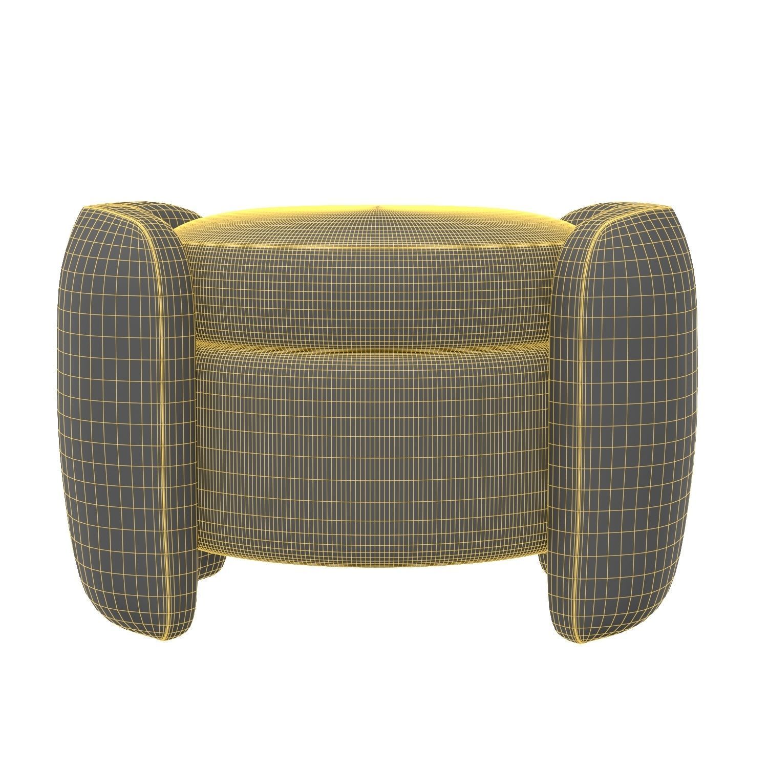 Fernie Storage Ottoman 616873 3D model_5