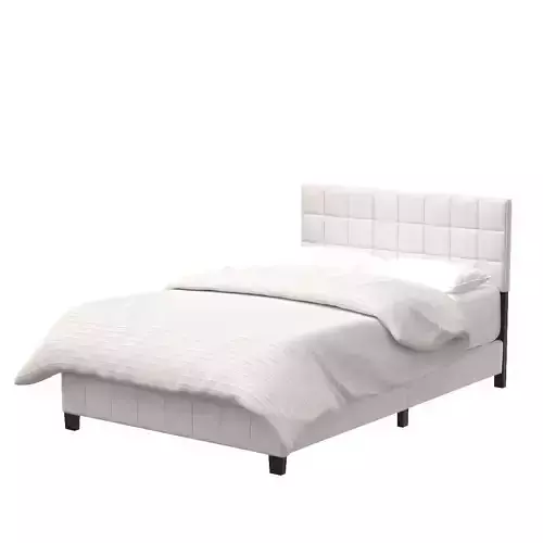 Fairfield Twin Upholstered Panel Bed Beige 305952T
