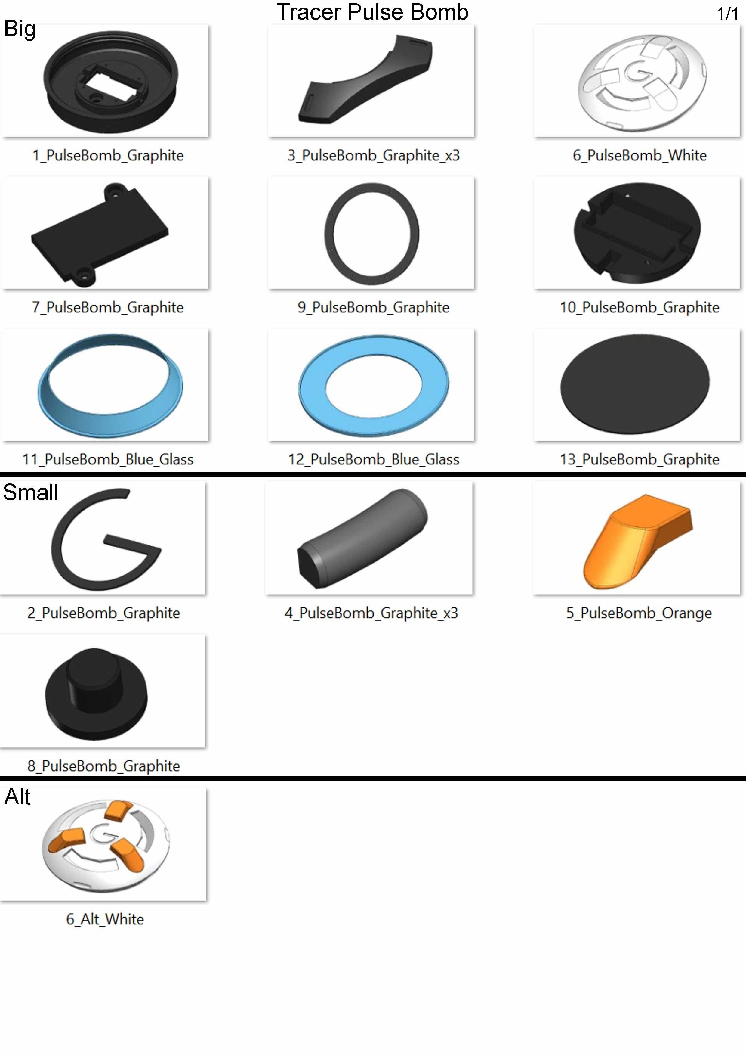 Tracer Pulse Trap - Overwatch - Commercial - STL 3D print model_16