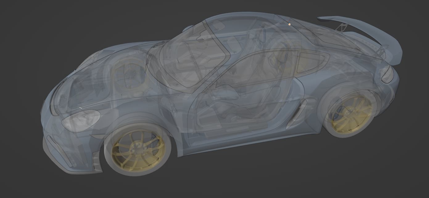 Porsche 718 Cayman Gt4 Rs 3D model_15