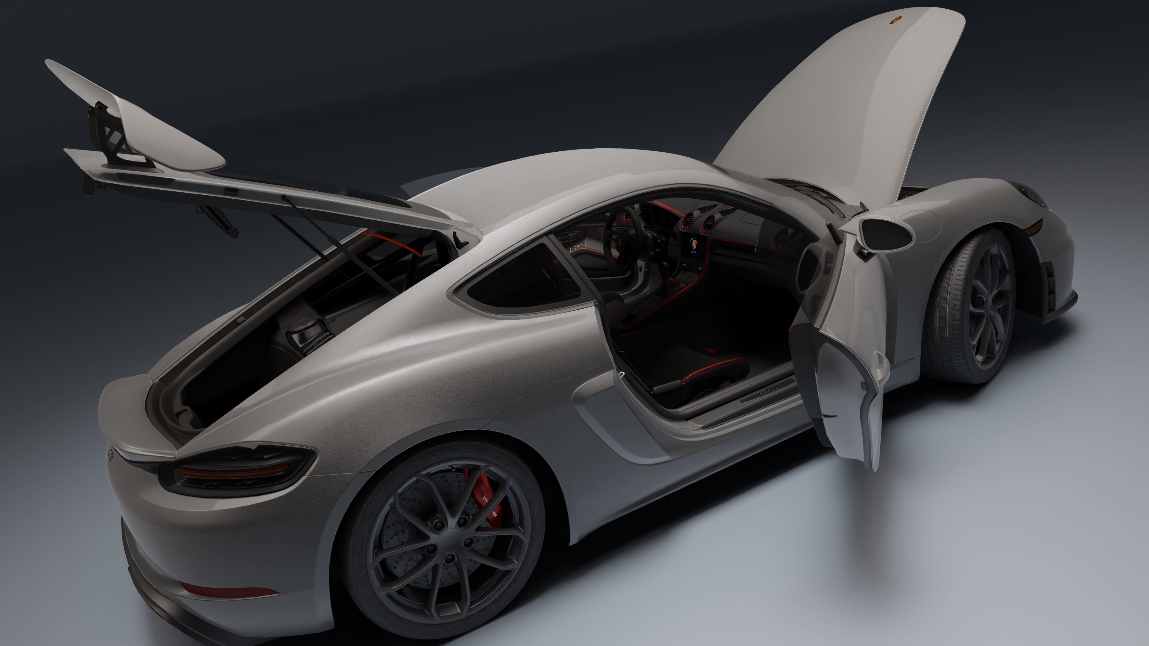 Porsche 718 Cayman Gt4 Rs 3D model_4