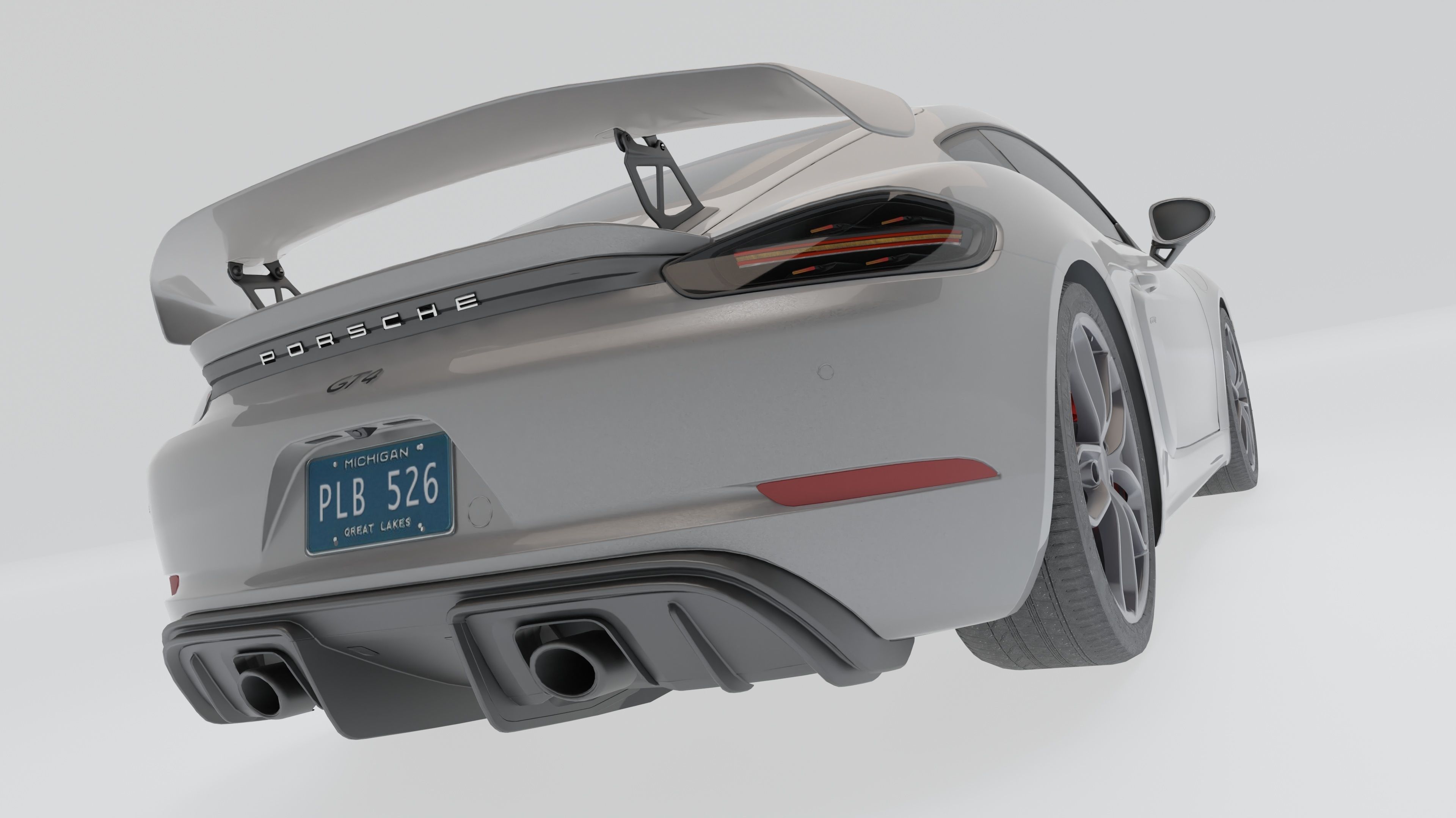 Porsche 718 Cayman Gt4 Rs 3D model_11