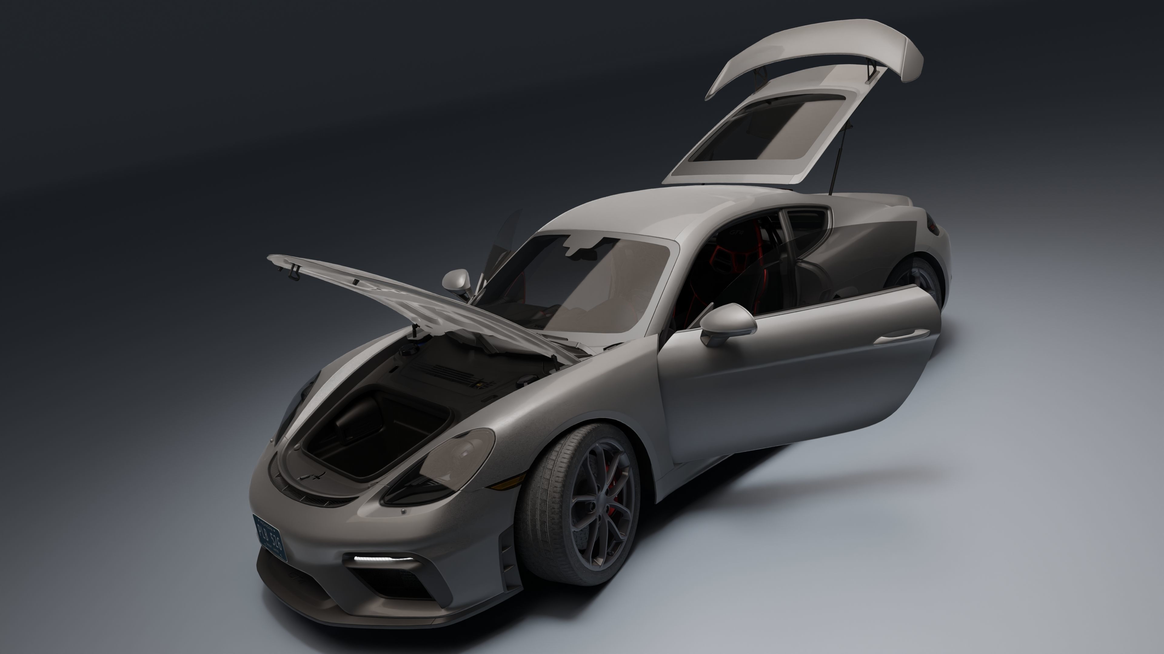 Porsche 718 Cayman Gt4 Rs 3D model_2