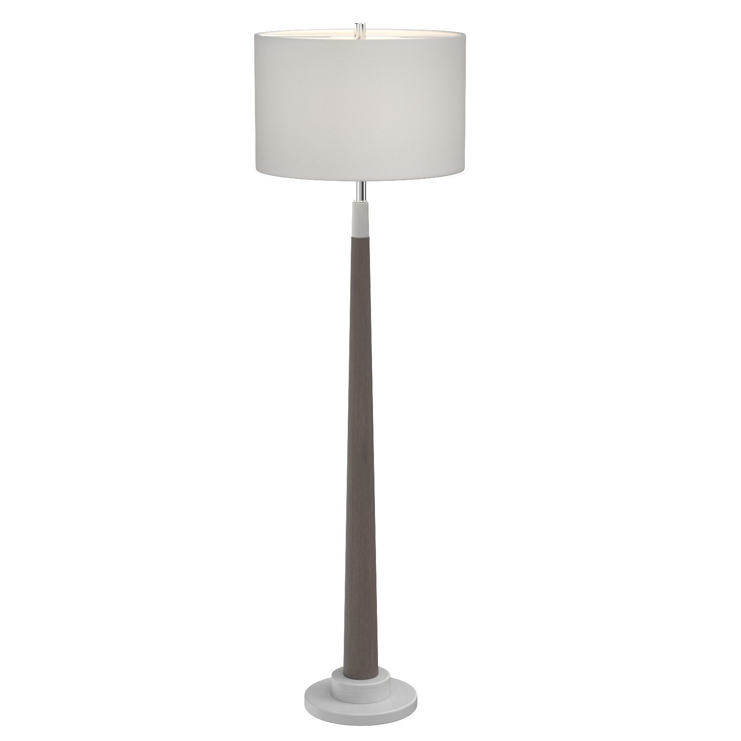 Ellison watt White Floor Lamp Portable Light 3D model_1