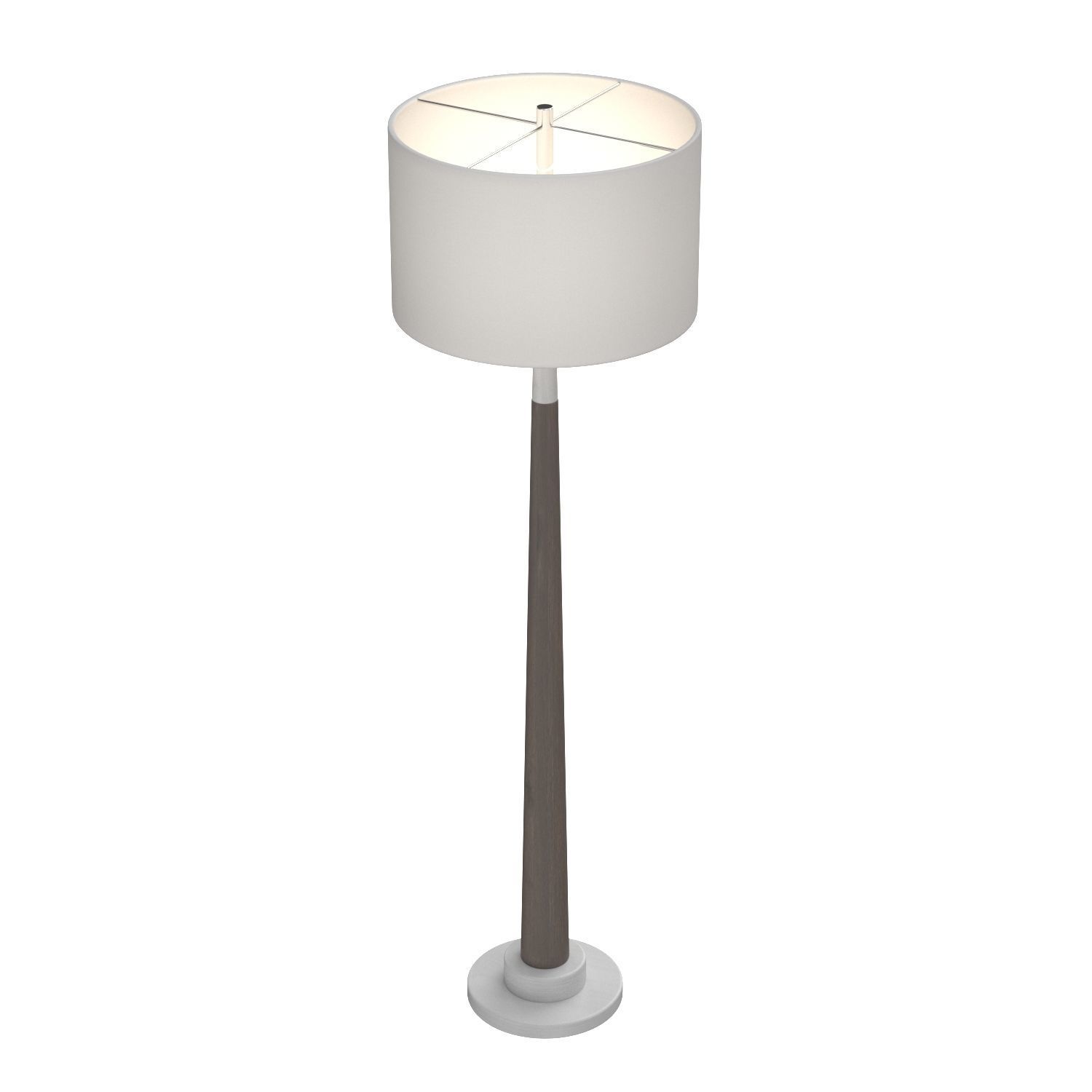 Ellison watt White Floor Lamp Portable Light 3D model_4