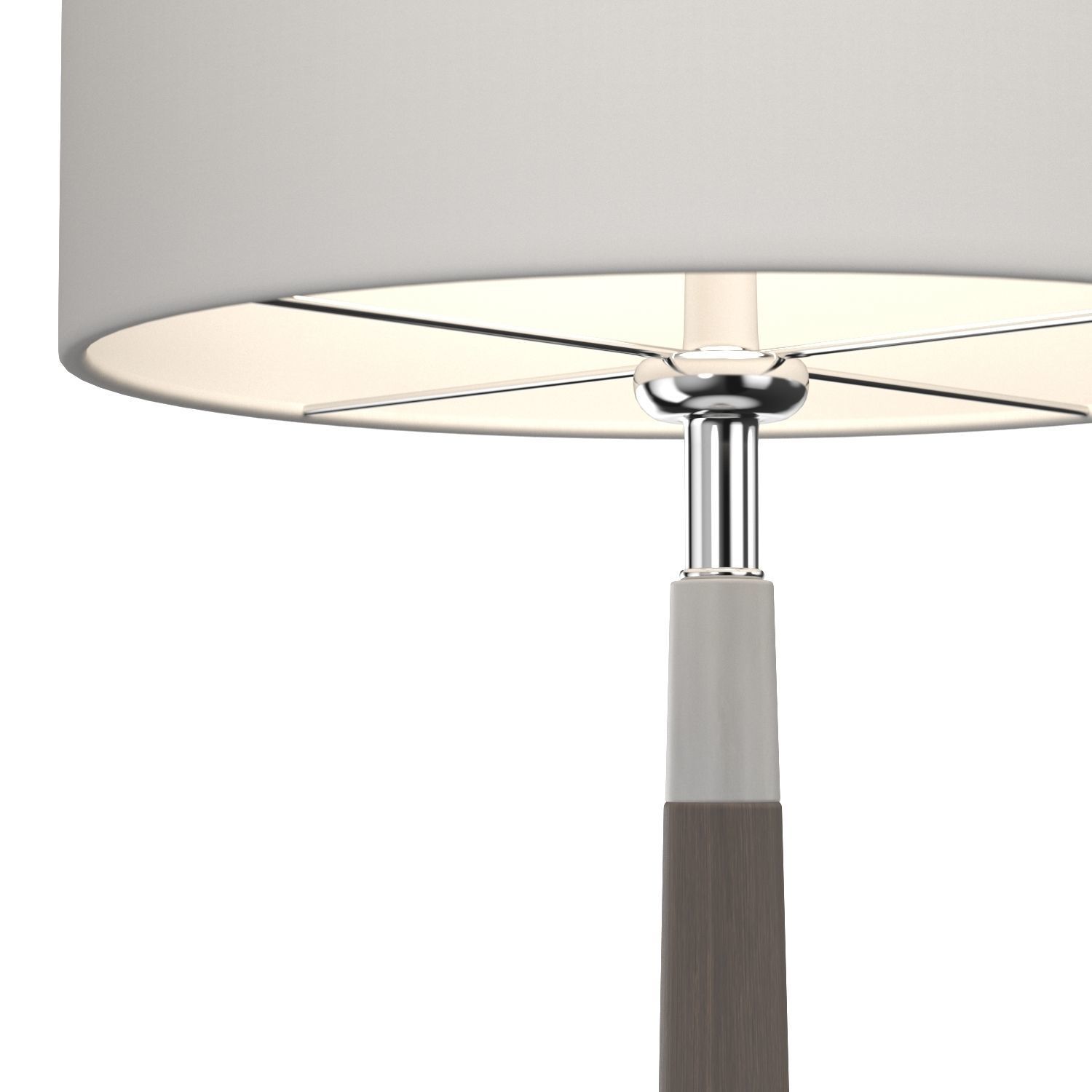 Ellison watt White Floor Lamp Portable Light 3D model_3