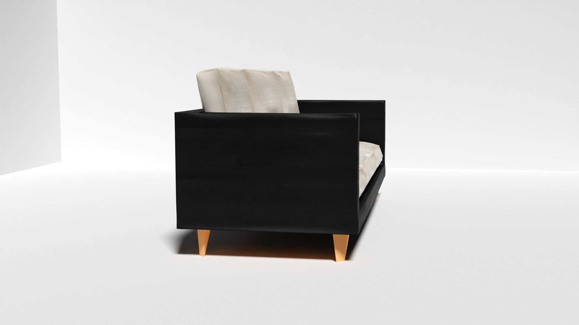 sofa 3 Low-poly 3D model_3