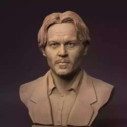 Johnny Depp 3D print model