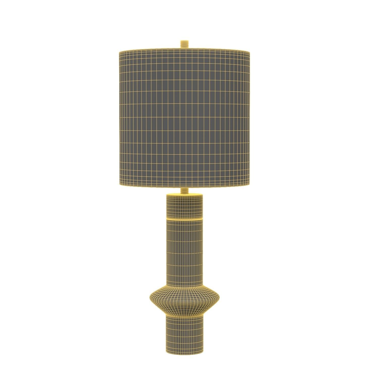 Edge Table Lamp Black 3D model_5