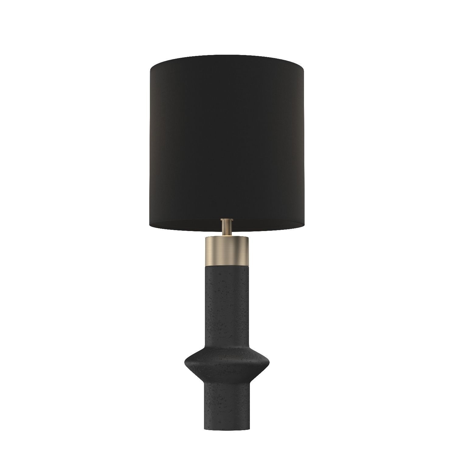 Edge Table Lamp Black 3D model_1