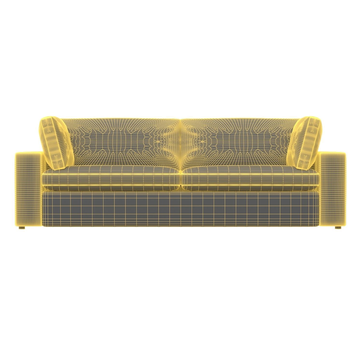 Dream Square Arm Upholstered Sofa 3D model_5