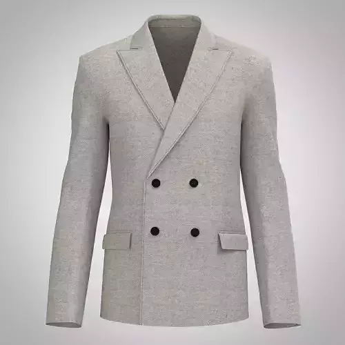 mens blazer Low-poly 3D model