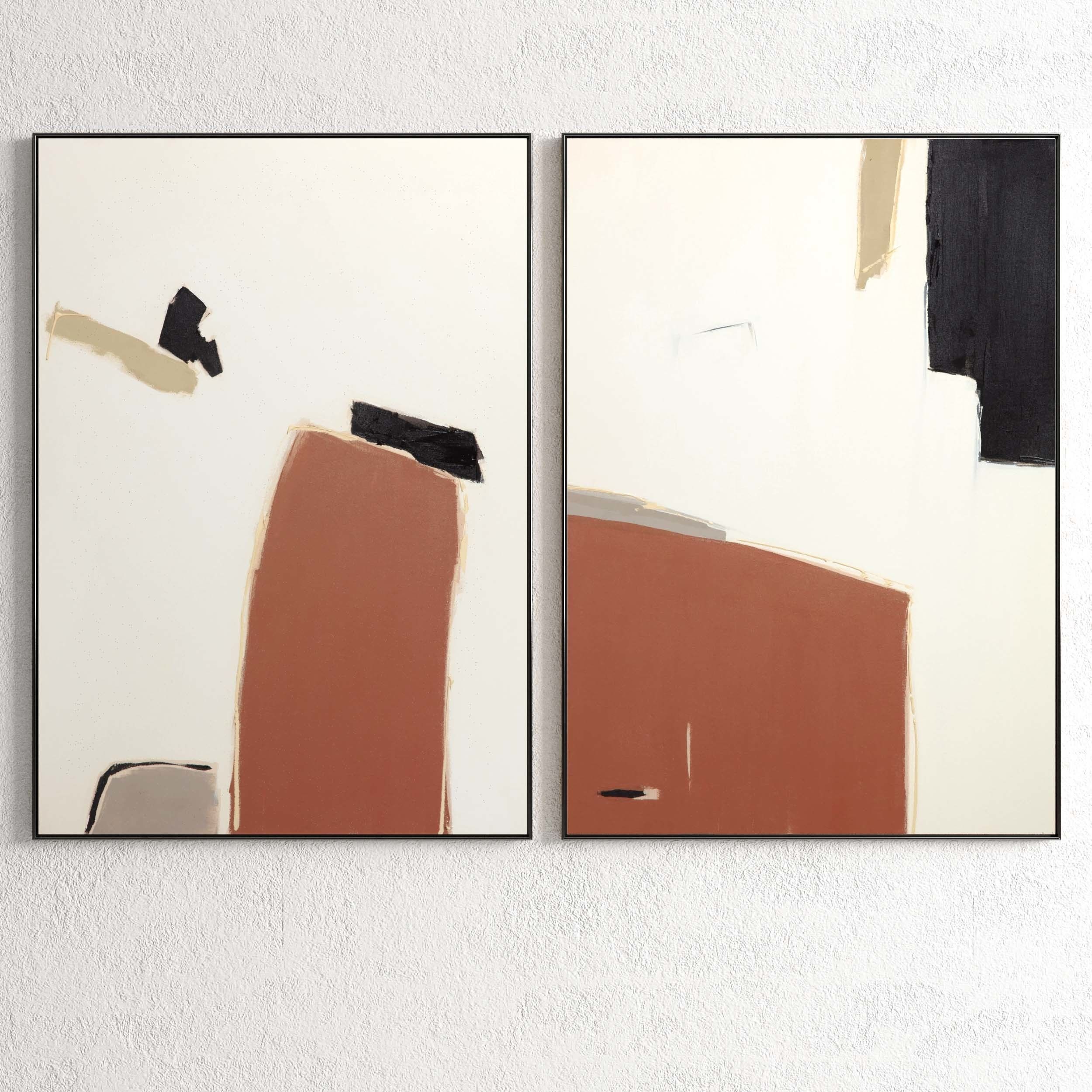 Plaster Two Photo Frame 82 Low-poly 3D model_1