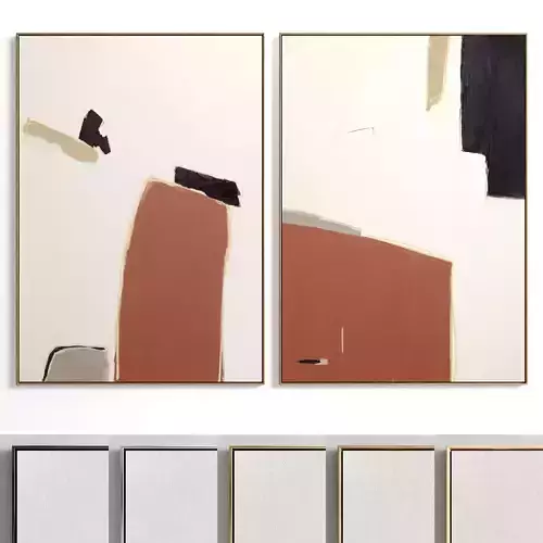 Plaster Two Photo Frame 82