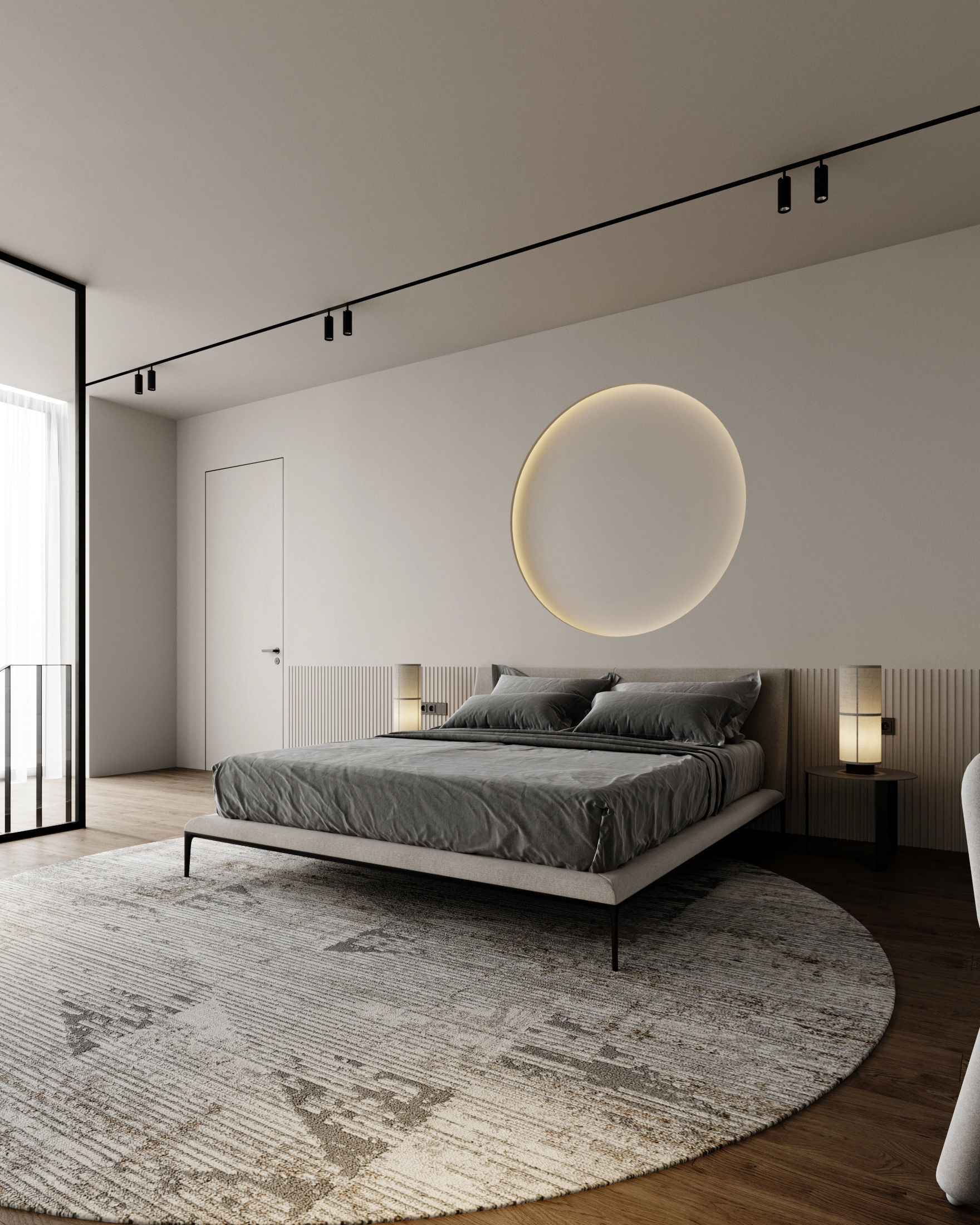 Interior Scene Japandi - 3d Model - Lighting 3D model_16