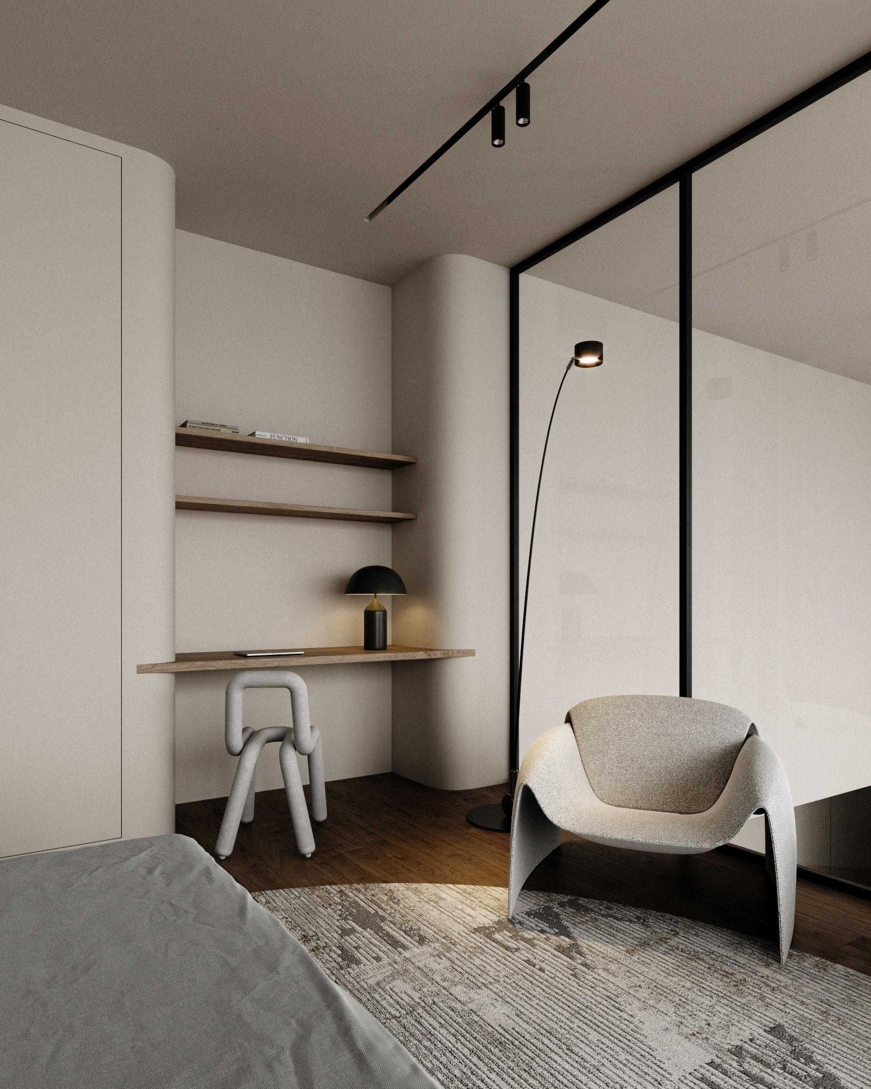 Interior Scene Japandi - 3d Model - Lighting 3D model_18