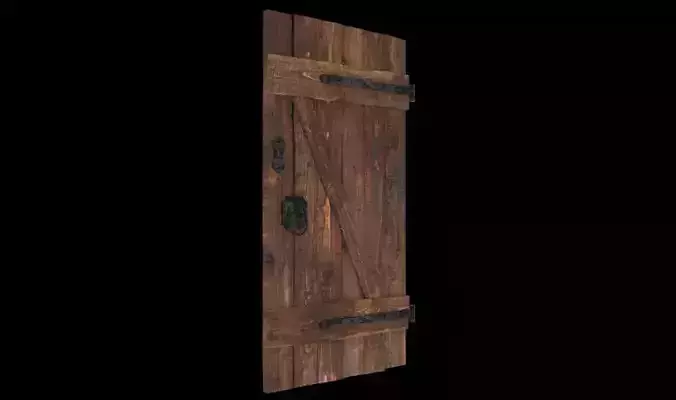 Old Wooden Door - Vieille porte en bois