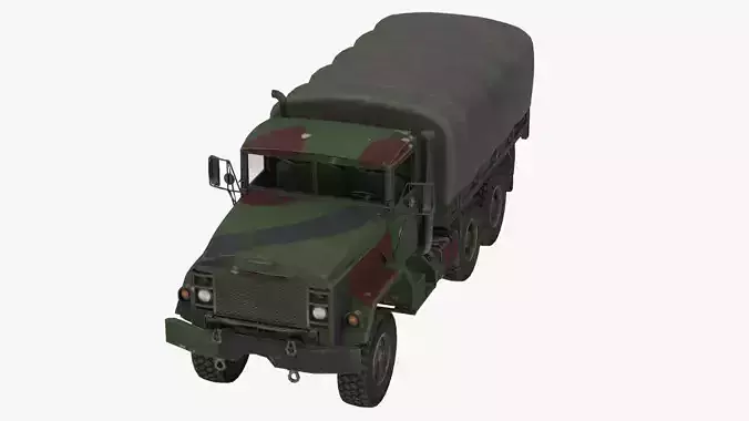4K Textures Truck M923 Low-poly 3D model