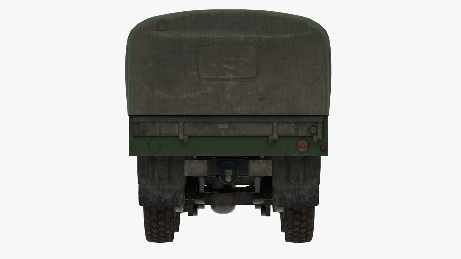 4K Textures Truck M923 Low-poly 3D model_3