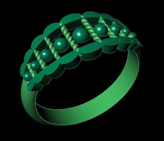 Rings 3D print model_2