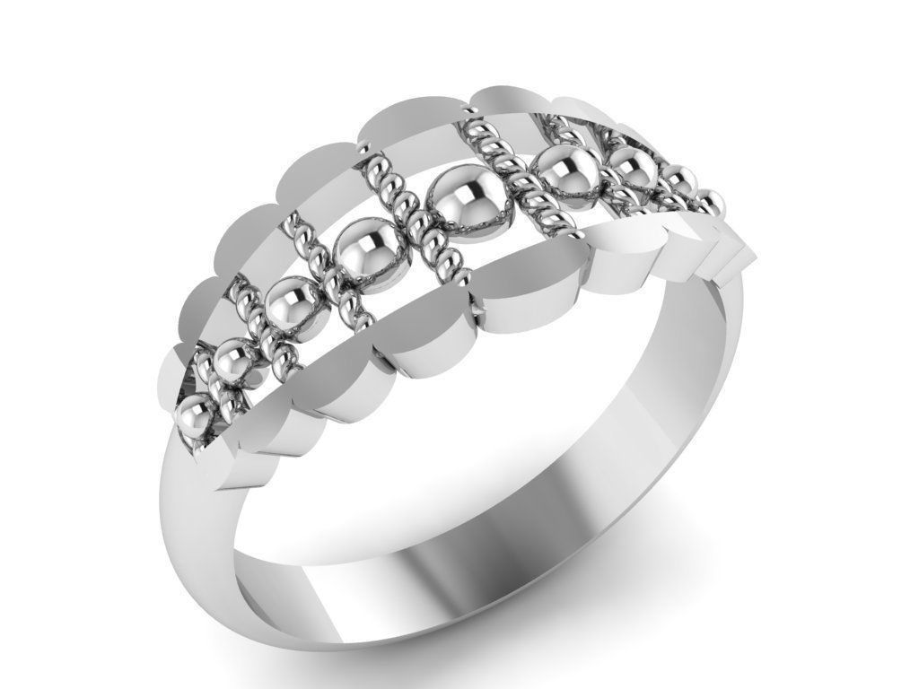 Rings 3D print model_1