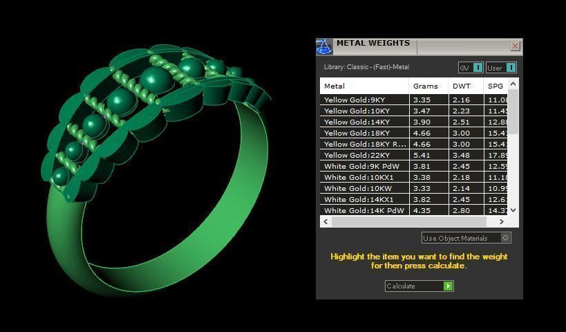 Rings 3D print model_4