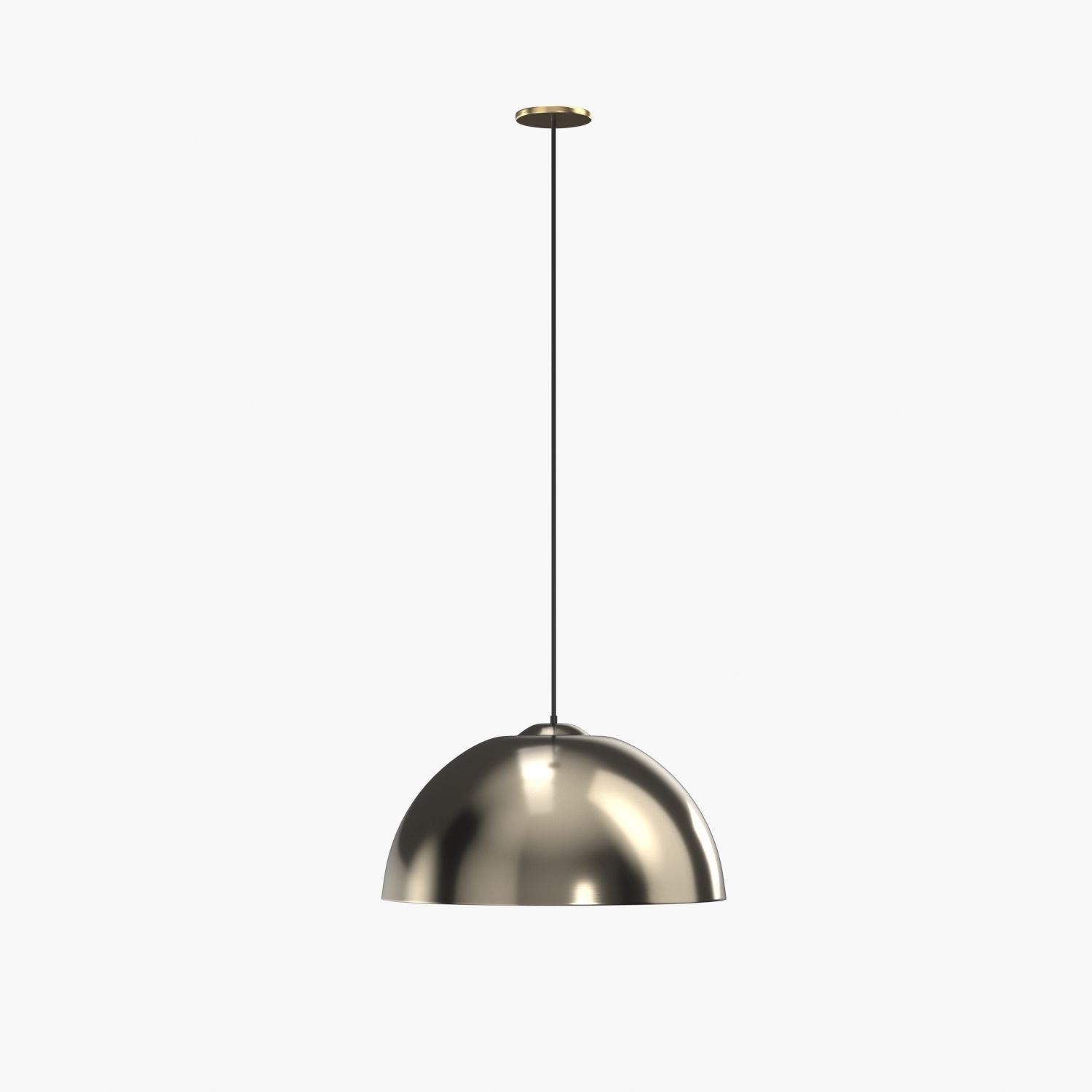 Dome Collection One-Light LED Pendant 3D model_1