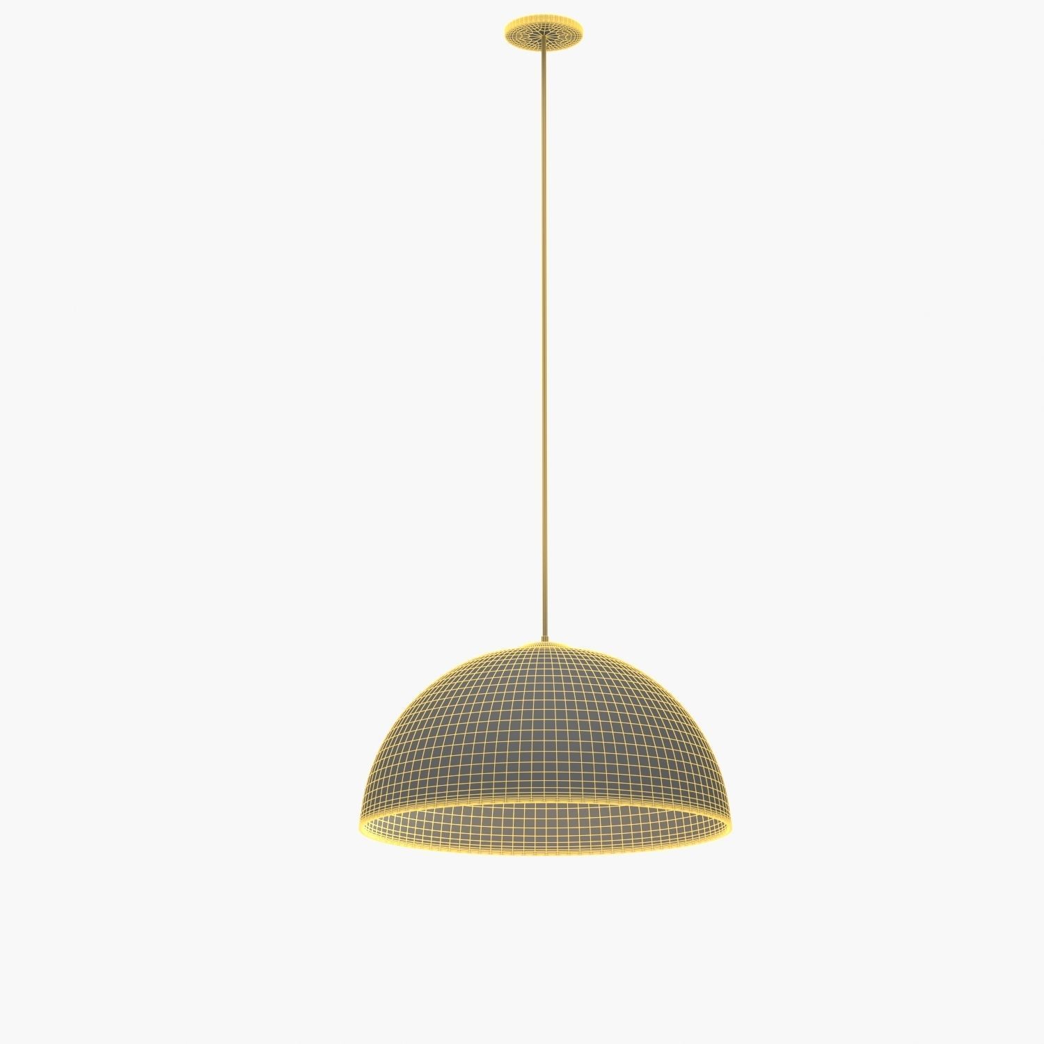 Dome Collection One-Light LED Pendant 3D model_5