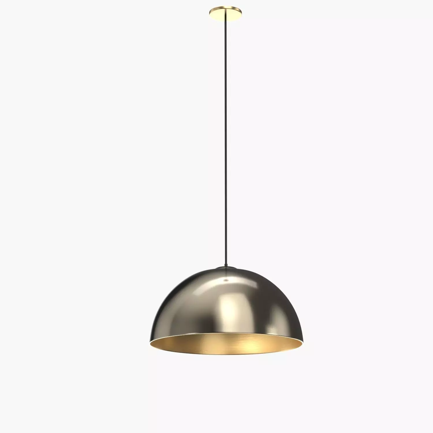 Dome Collection One-Light LED Pendant 3D model_0