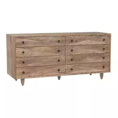 Diamond Double Chest Washed Walnut
