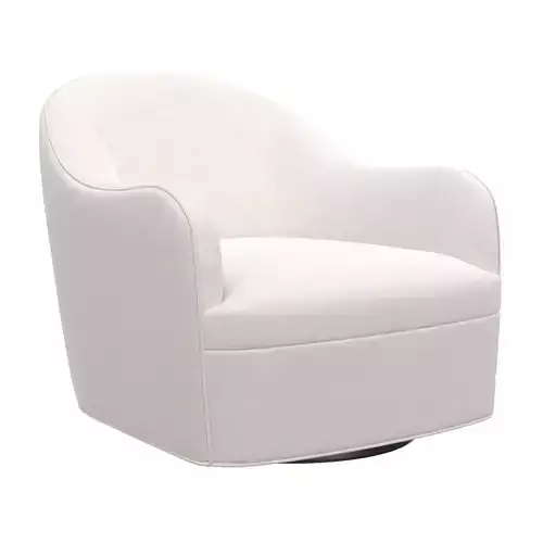 Delfino Chair Muslin Swivel Chair