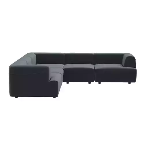 Darren Sectional Set-Smokescreen