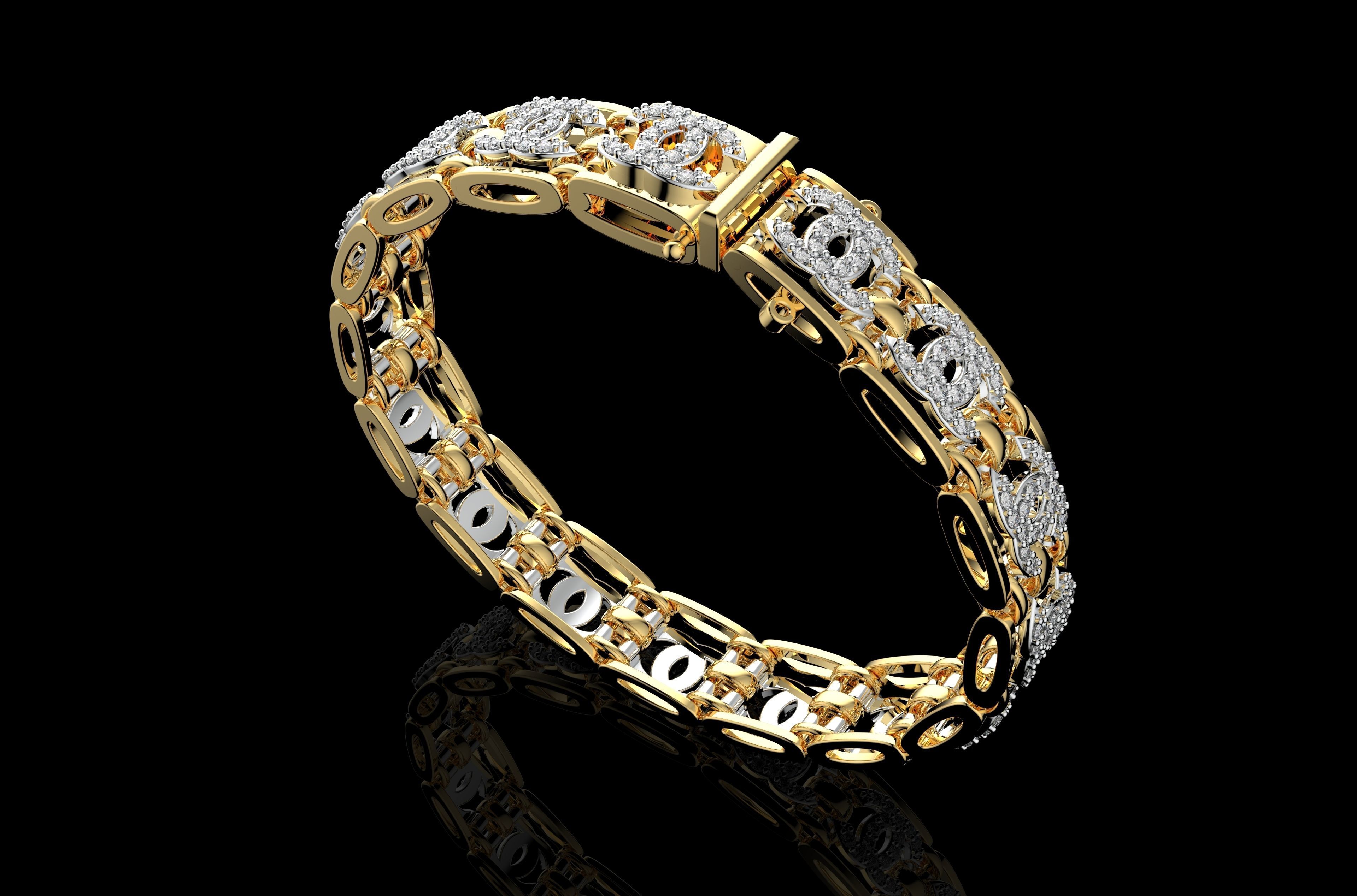 Gold N979 3D print model_3